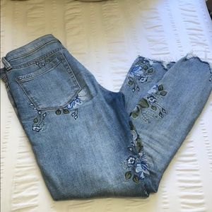 Blank NYC embroidered jeans